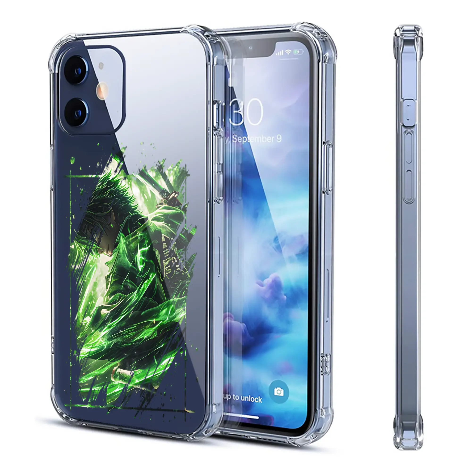 鬼滅の刃 グッズ,不死川 実弥 - IPhone 12シリーズ対応 ・ 透明スマホケース ・ クリアソフトケース ・ TPU素材 ・ 耐衝撃 ・ 高密着 ・ 防汚 防指紋 ・ 簡単着脱